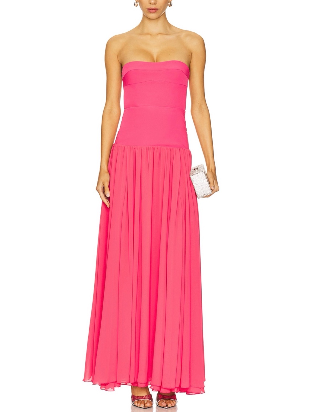 Lovers + Friends Margot Gown In Pink